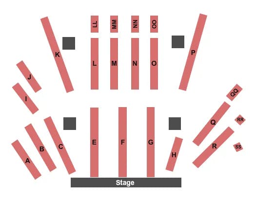  ENDSTAGE Seating Map Seating Chart