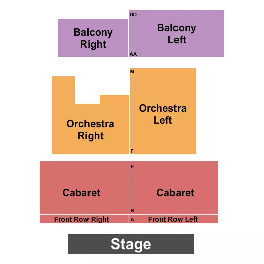  END STAGE 2 Seating Map Seating Chart