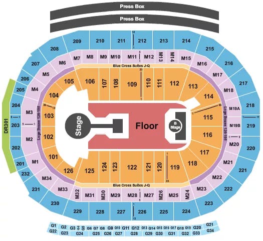  CHILDISH GAMBINO Seating Map Seating Chart