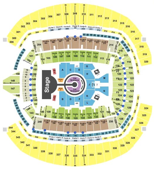  BEYONCE 2 Seating Map Seating Chart