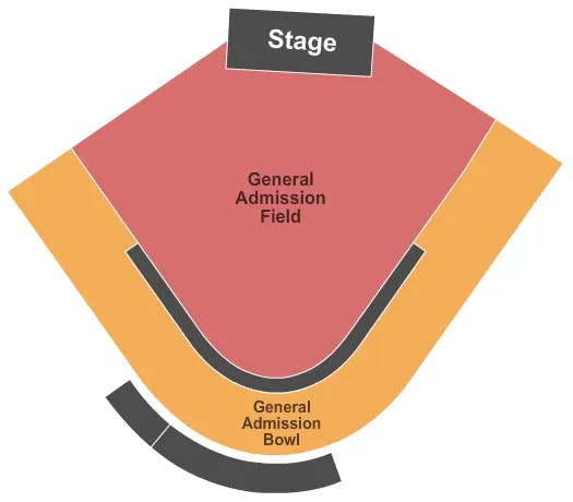  GA FLOOR GA BOWL Seating Map Seating Chart