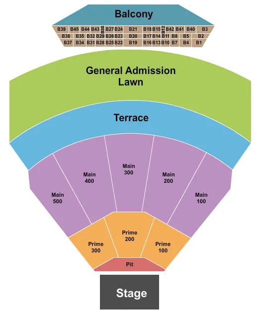  ENDSTAGE 2 Seating Map Seating Chart