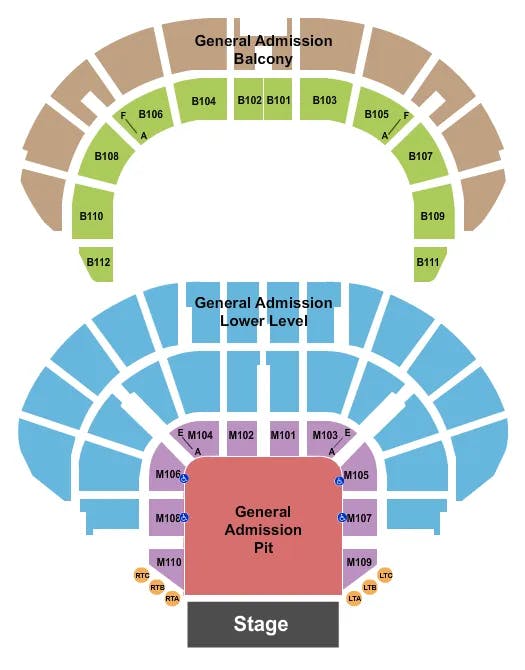  CODY JOHNSON Seating Map Seating Chart