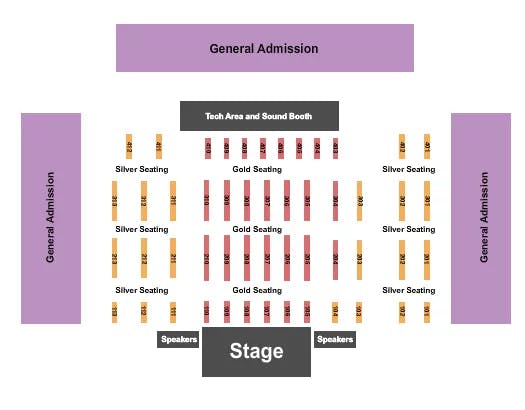  GA SILVER GOLD 2 Seating Map Seating Chart