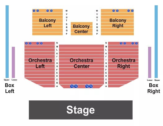  END STAGE Seating Map Seating Chart