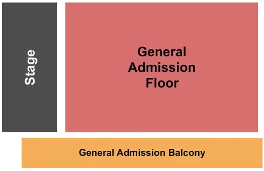  GA FLOOR GA BALC Seating Map Seating Chart