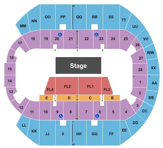  THEATER 2 Seating Map Seating Chart