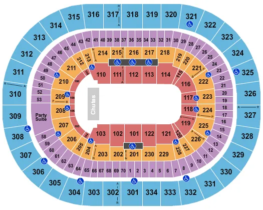  RODEO 2 Seating Map Seating Chart