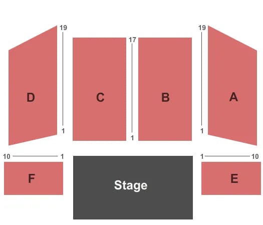  ENDSTAGE 2 Seating Map Seating Chart