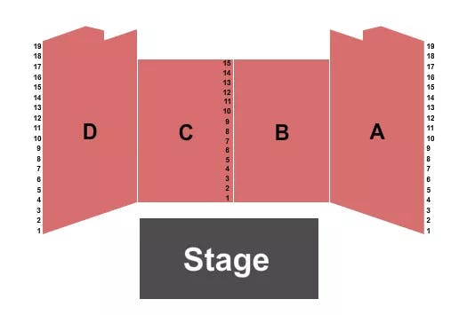  ENDSTAGE 4 Seating Map Seating Chart