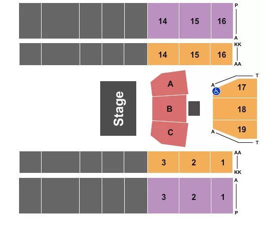  SESAME STREET Seating Map Seating Chart