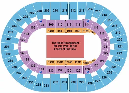  GENERIC FLOOR Seating Map Seating Chart