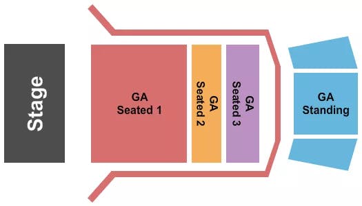 GASEATED STANDING Seating Map Seating Chart