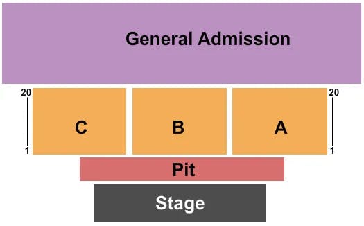  BILLY CURRINGTON Seating Map Seating Chart