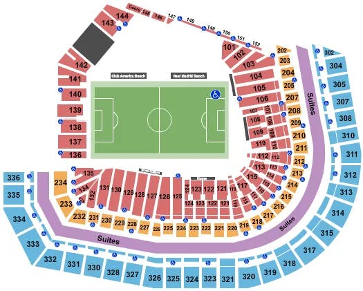  SOCCER 2 Seating Map Seating Chart