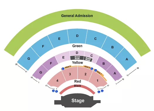  ENDSTAGE VIP PLUS Seating Map Seating Chart