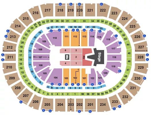  AJR Seating Map Seating Chart