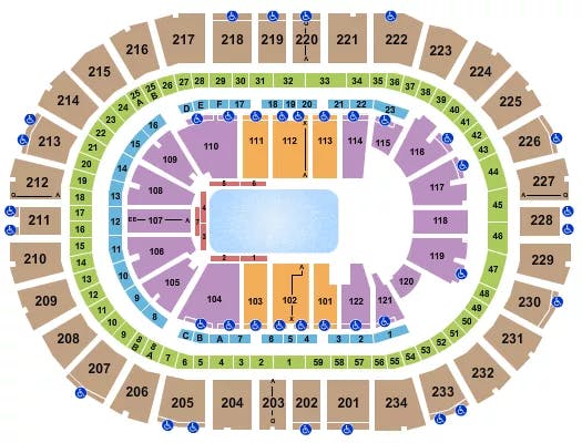  CIRQUE DU SOLEIL CRYSTAL Seating Map Seating Chart