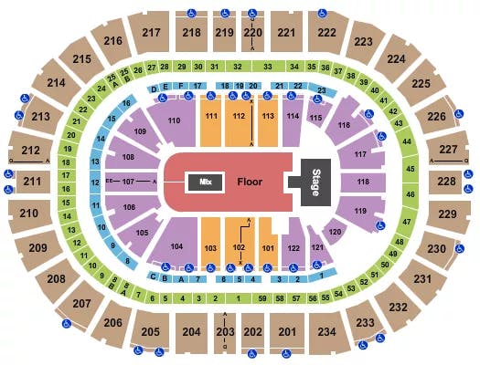  NF Seating Map Seating Chart