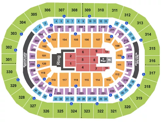  JELLY ROLL Seating Map Seating Chart