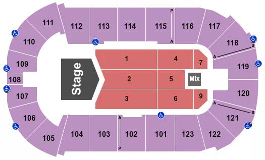  GLORIA TREVI Seating Map Seating Chart