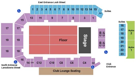  JEFF DUNHAM Seating Map Seating Chart