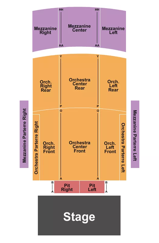  ENDSTAGE 2 Seating Map Seating Chart