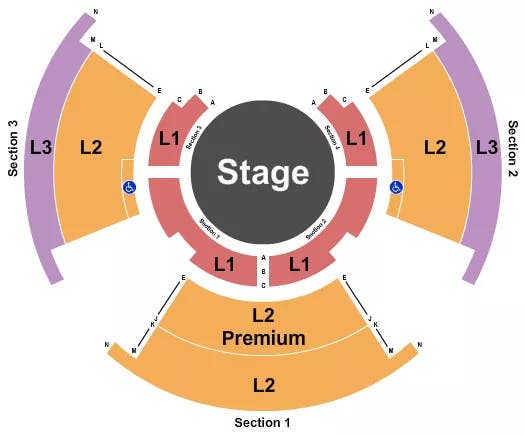  CIRQUE Seating Map Seating Chart