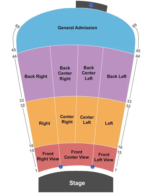  THIRD EYE BLIND Seating Map Seating Chart