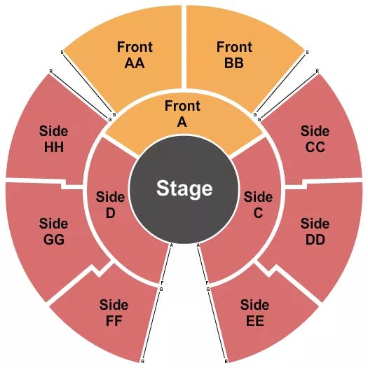  CIRCUS VAZQUEZ Seating Map Seating Chart