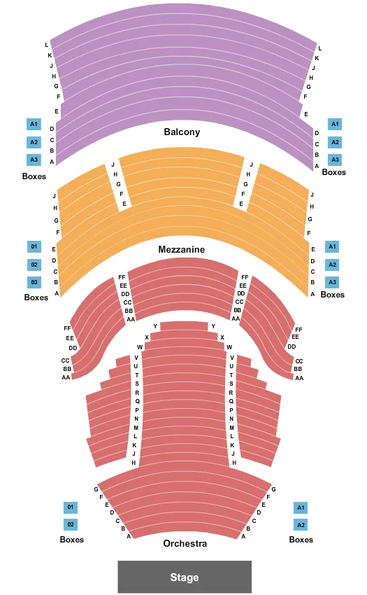  ENDSTAGE 2 Seating Map Seating Chart