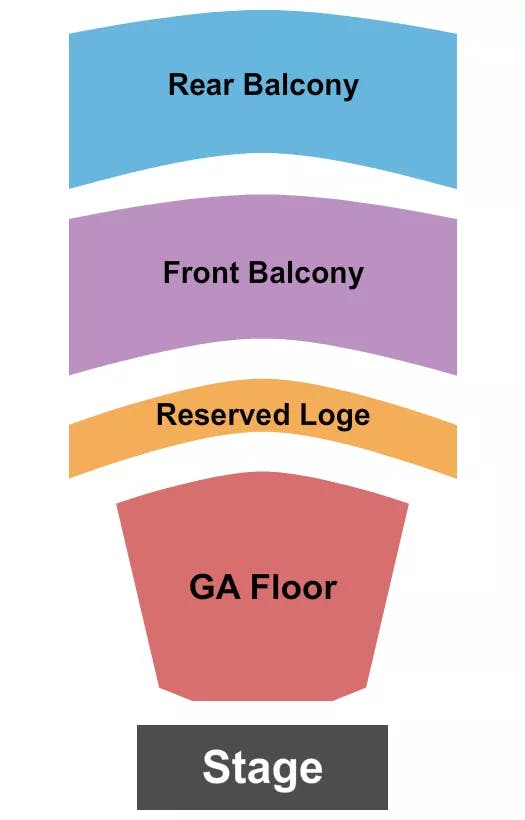 RIVIERA THEATRE IL ENDSTAGE GA FLOOR Seating Map Seating Chart