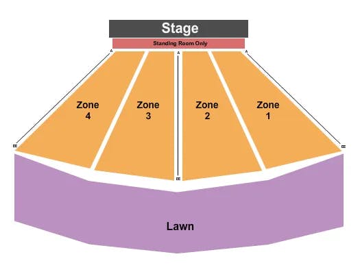  ENDSTAGE GA Seating Map Seating Chart