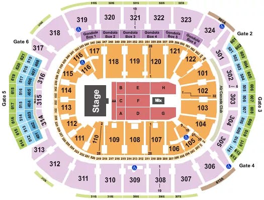  ALABAMA Seating Map Seating Chart