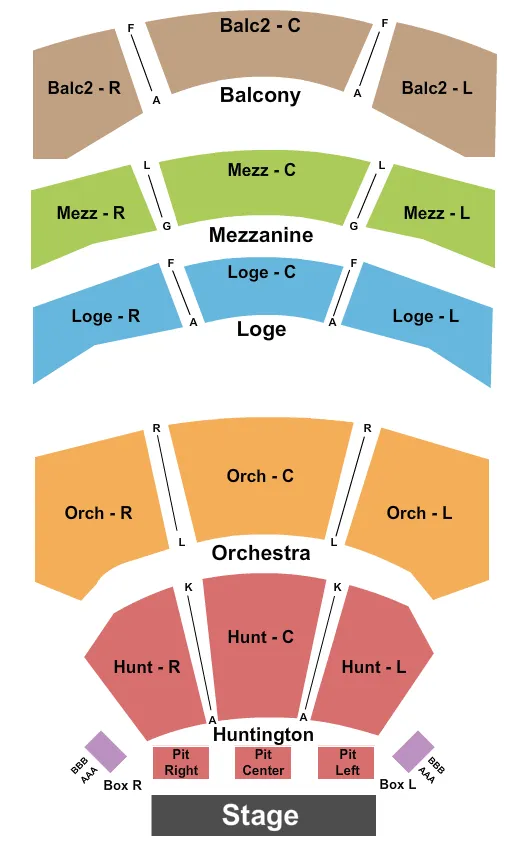  DEMETRI MARTIN Seating Map Seating Chart