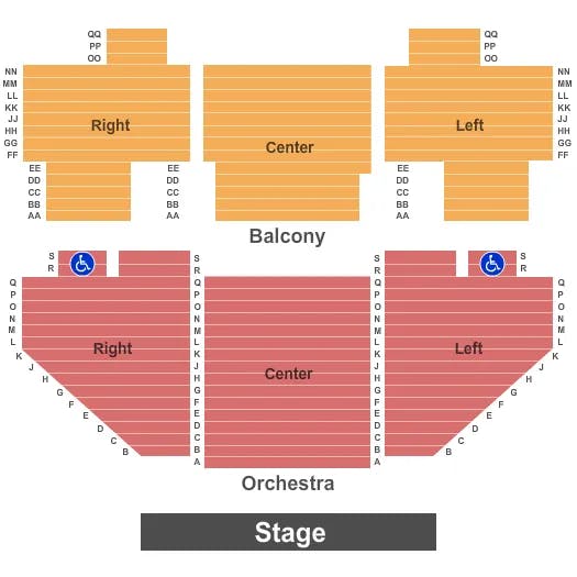  ENDSTAGE Seating Map Seating Chart