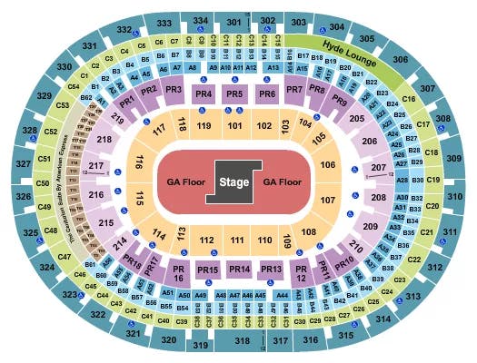 CRYPTOCOM ARENA KCON Seating Map Seating Chart