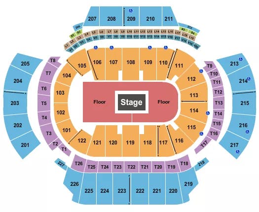STATE FARM ARENA GA CENTERSTAGE 2 Seating Map Seating Chart