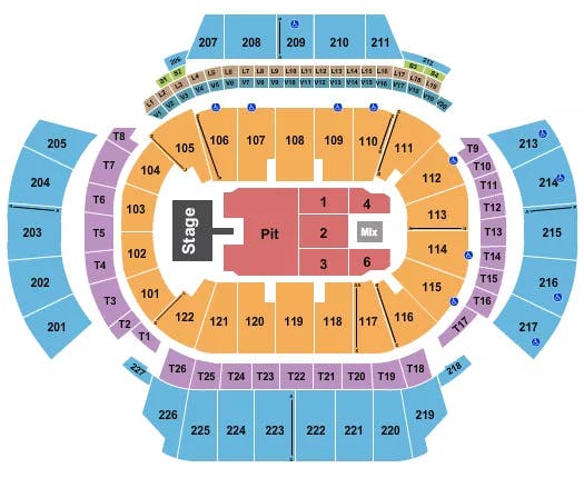 STATE FARM ARENA GA JOJI Seating Map Seating Chart