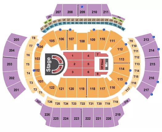 STATE FARM ARENA GA MEGAN THEE STALLION Seating Map Seating Chart