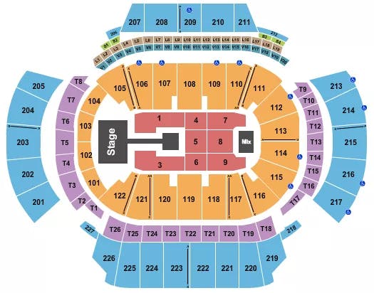 STATE FARM ARENA GA NICKI MINAJ Seating Map Seating Chart