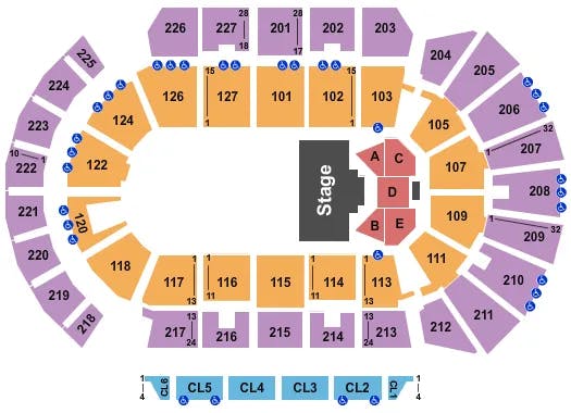  SESAME STREET Seating Map Seating Chart