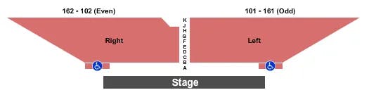  ENDSTAGE Seating Map Seating Chart