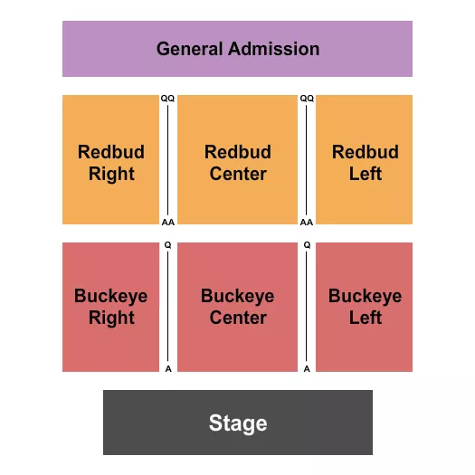  ENDSTAGE 3 Seating Map Seating Chart