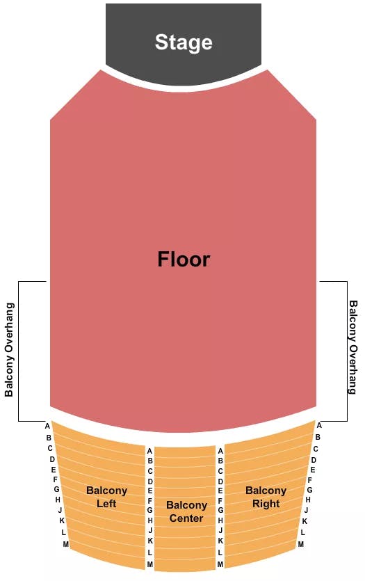 TEMPLELIVE WICHITA END STAGE Seating Map Seating Chart