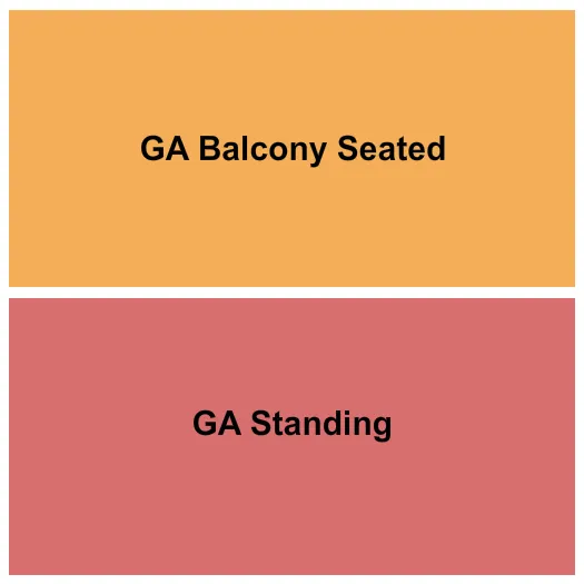  GA STANDING GA BALCONY Seating Map Seating Chart