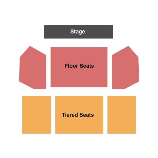 THE CENTER FOR THE ARTS GRASS VALLEY ENDSTAGE Seating Map Seating Chart