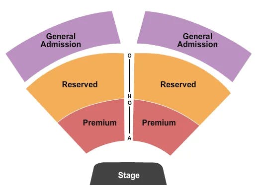  END STAGE Seating Map Seating Chart