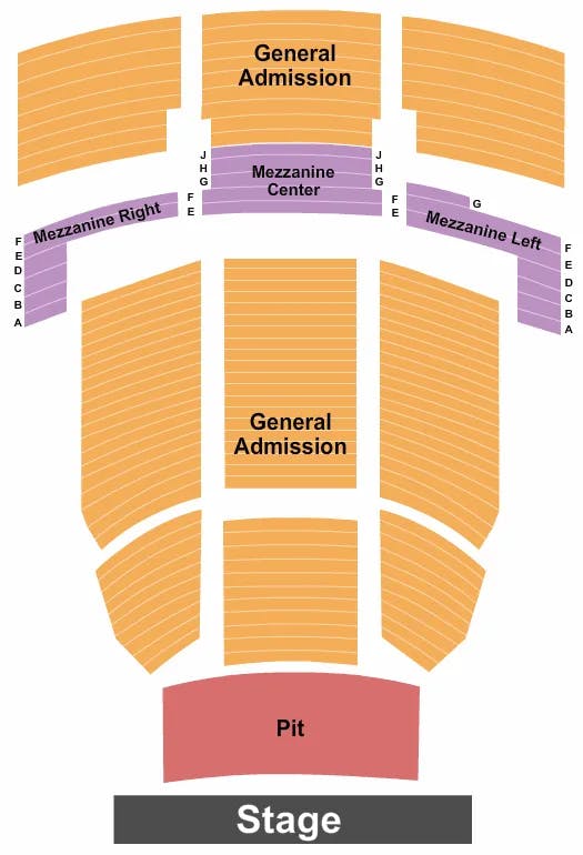  THE RACONTEURS Seating Map Seating Chart