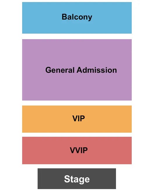  ENDSTAGE 2 Seating Map Seating Chart